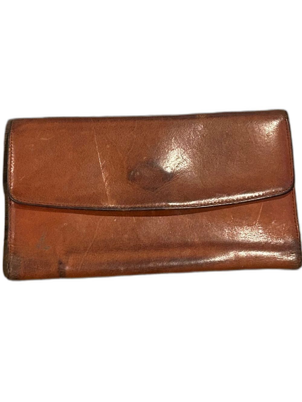 Vintage Coach Brown Leather Wallet